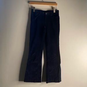 Theory navy velvet flare pants!!